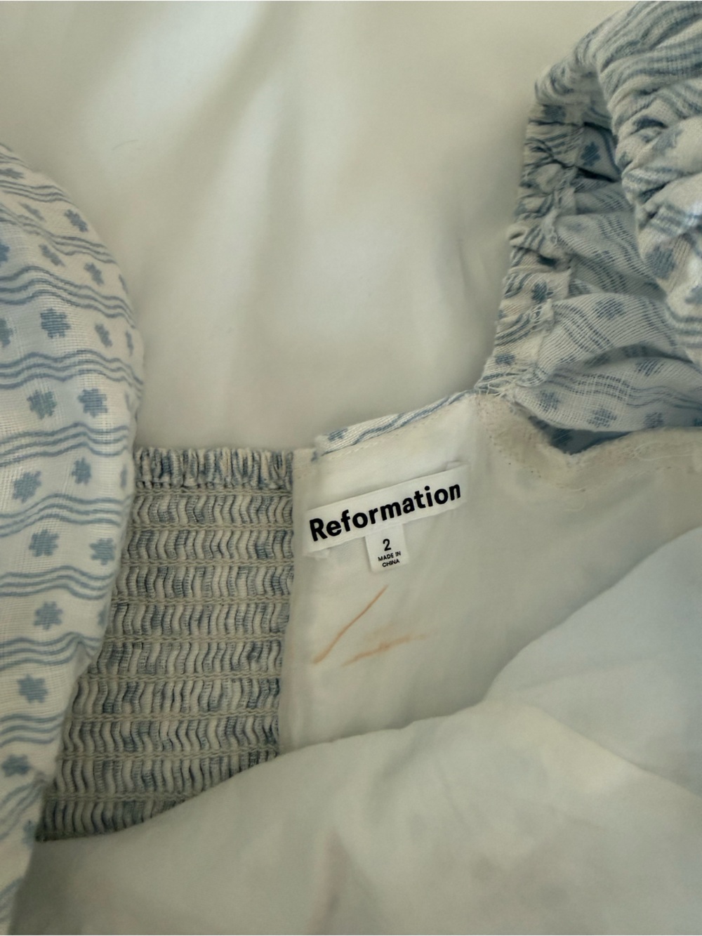 Reformation Marella Linen Top - Picture 3 of 4